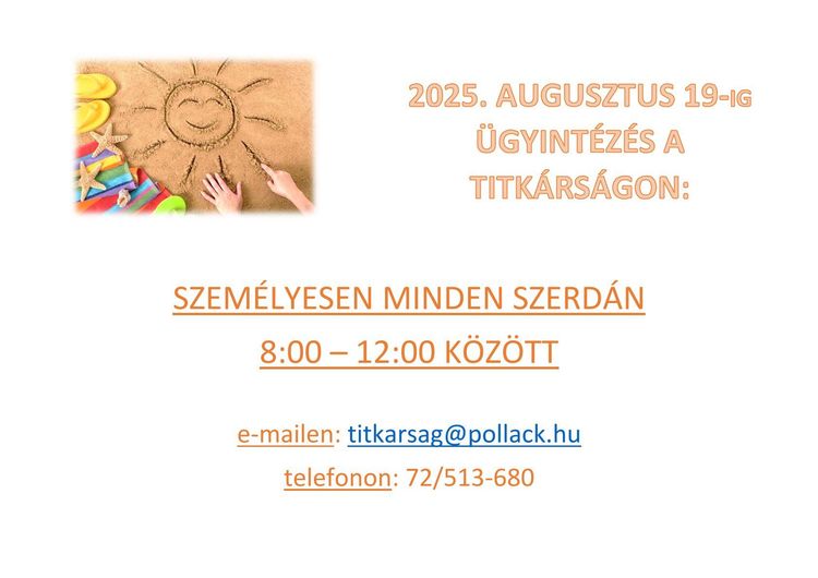 Nyári ügyelet