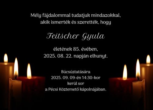 Gyászhír