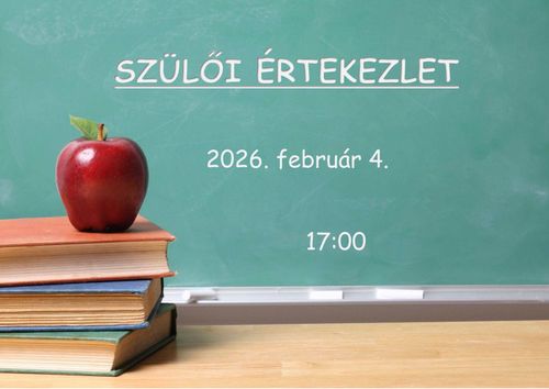 Szülői értekezelet